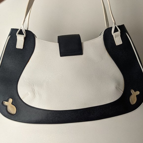 Chopard Happy Fish Handbag Purse Navy Blue White - Picture 5 of 7